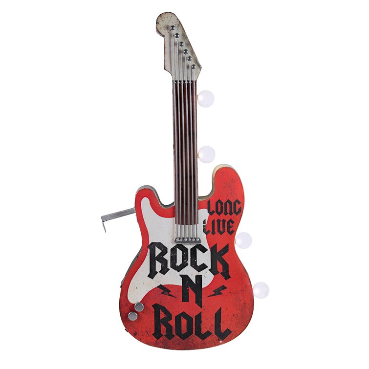 Rock and outlet roll guitar